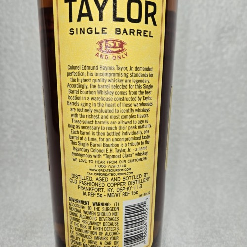 E H Taylor Single Barrel