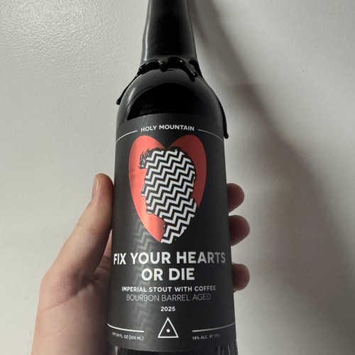 Holy Mountain Fix Your Hearts or Die bba stout with coffee