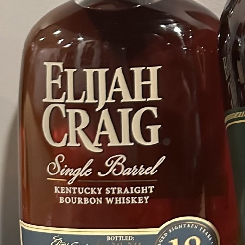 Elijah Craig 18 year Single Barrel