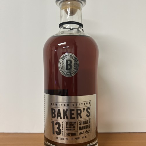 Bakers 13yr Single Barrel Bourbon - 13 Year - 107 Proof - Baker