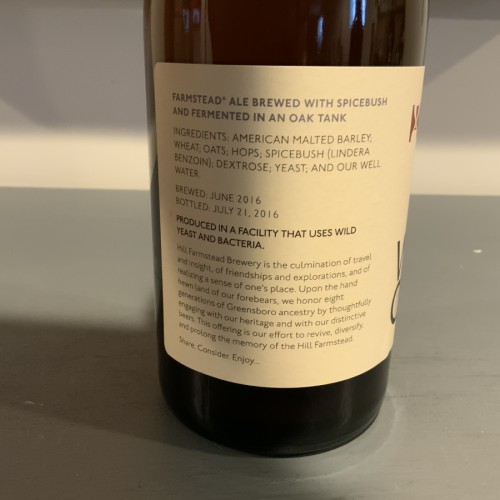 Hill Farmstead Works of Love 2016 Tired Hands
