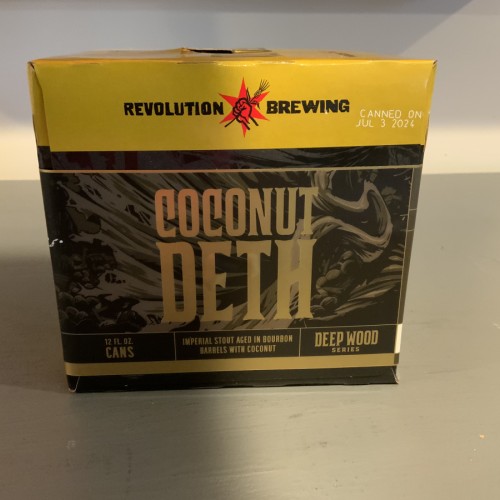 2024 Revolution Brewing  Coconut Deth