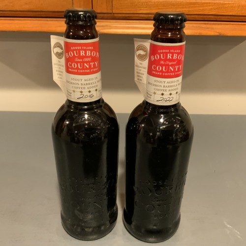 Goose Island -- Bourbon County Coffee 2016 and  2022