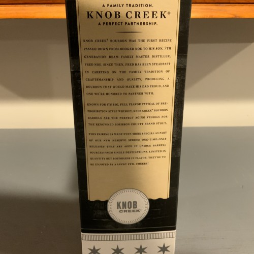 2018 Goose Island Bourbon County Reserve Stout