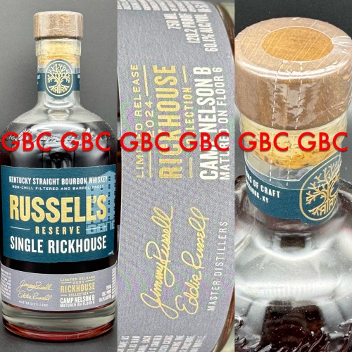 Russell's Reserve Single Rickhouse Camp Nelson B Bourbon Whiskey 750ml 2024