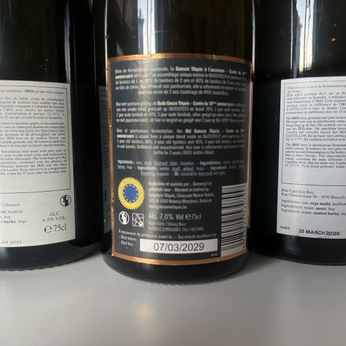 Cantillon Iris x2 & Tilquin 10th anniversary Gueuze