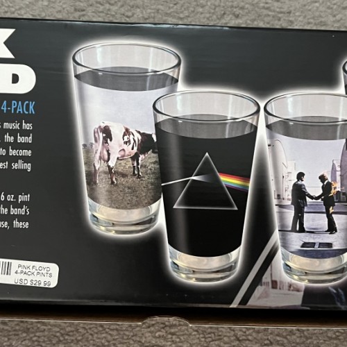 Pink Floyd COLLECTOR'S SERIES PINT GLASS 4-PACK