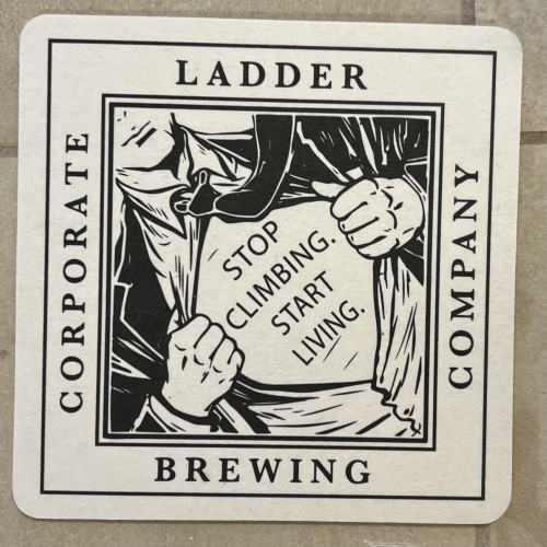 Corporate Ladder Brewing - Coaster