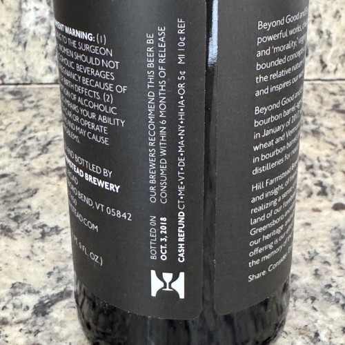 Hill Farmstead Beyond Good & Evil