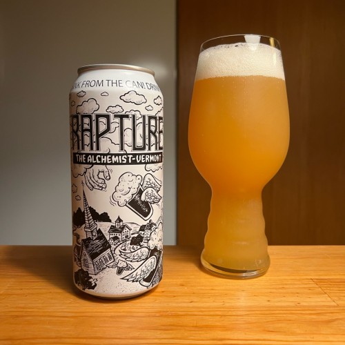 Alchemist Brewery: 12 cans of Rapture and 12 cans of Heady Topper. Brewed fresh and cold on 3/7/25.