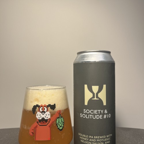 Hill Farmstead: 8 cans of Society and Solitude #10. Brewed fresh and cold on 2/25/25.