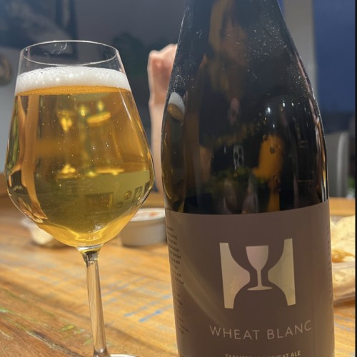 Hill Farmstead: Wheat Blanc. Farmstead Wheat Ale Aged in Oak Barrels.