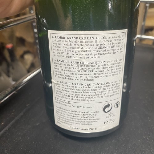 Cantillon Grand Cru Bruoscella 2014 (bottled 2016)