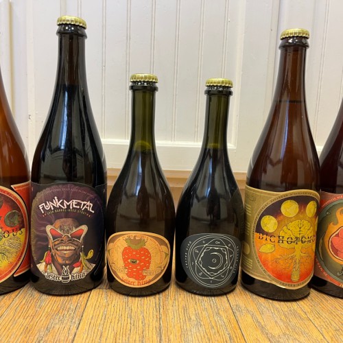 Jester King Vintage LOT 12 Bottles Fruit - Jeppe, Miel, Boxer, Union, Black Metal, Vulgar, Estival, Funk, O&P, Colour 5, Hibernal, Figlet