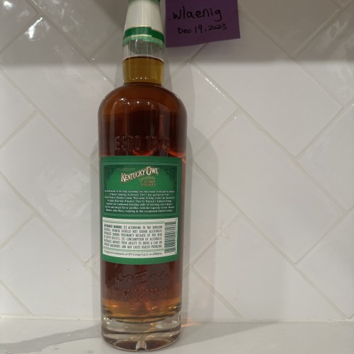 Kentucky Owl St Patrick's limited release - cheaper than retail