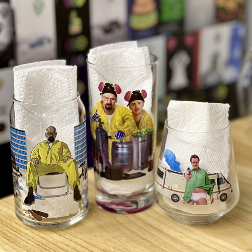 Breaking Bad 3 glass lot (Popop)