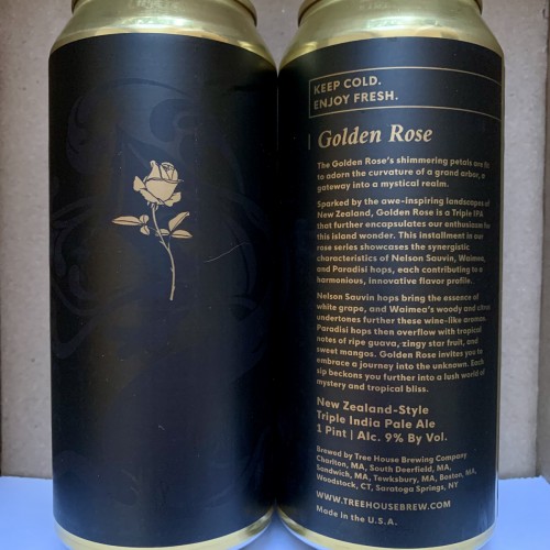 4x Tree House Golden Rose