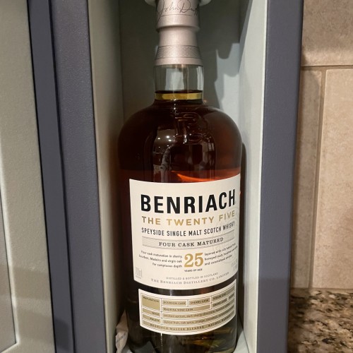 Benriach “The Twenty Five” 25 year Speyside Single Malt Scotch Whisky