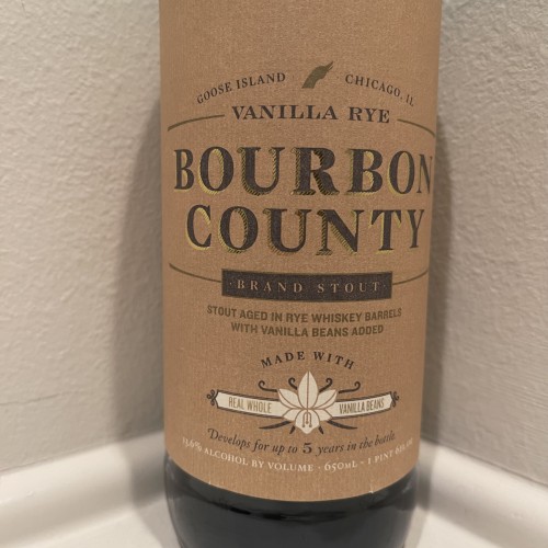 Goose Island Bourbon County Brand Stout Vanilla Rye 2014