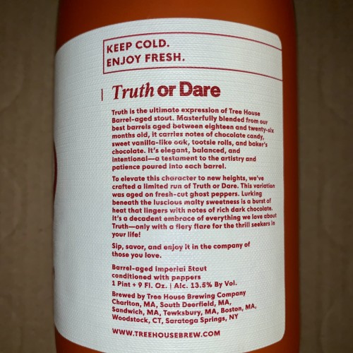 Tree House Truth Or Dare 750ml 2025