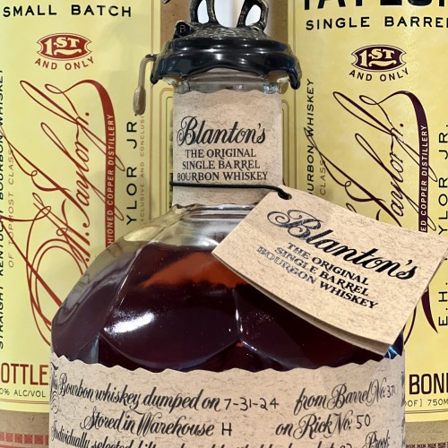 Blanton's , E.H Taylor Single Barrel , and Small Batch