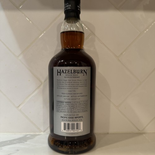 2023 Hazelburn 15 years Oloroso Cask Matured