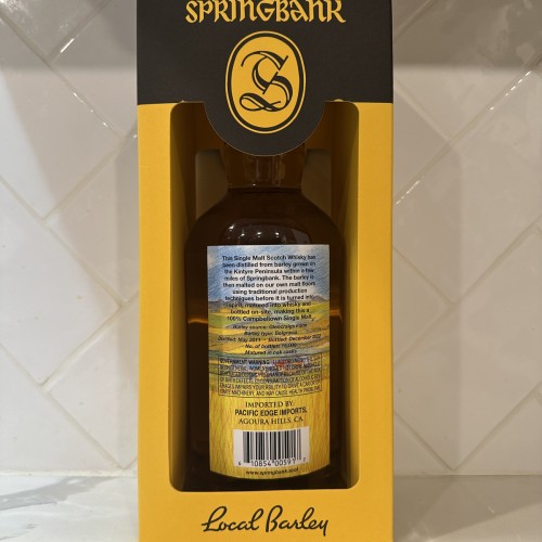 2023 Springbank 11 years Local Barley