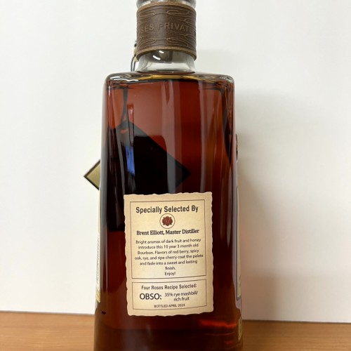 Four Roses OBSO - Tier 6 - 10yr 3mo - Gift Shop Brent Elliot Pick - 124.6 Proof PS 49-6R