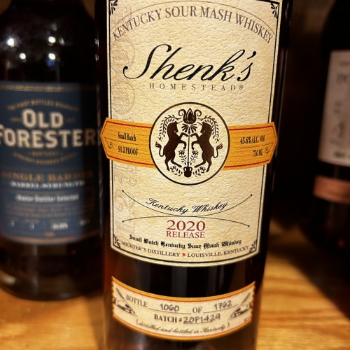 2020 Shenks Homestead Sour Mash Whiskey