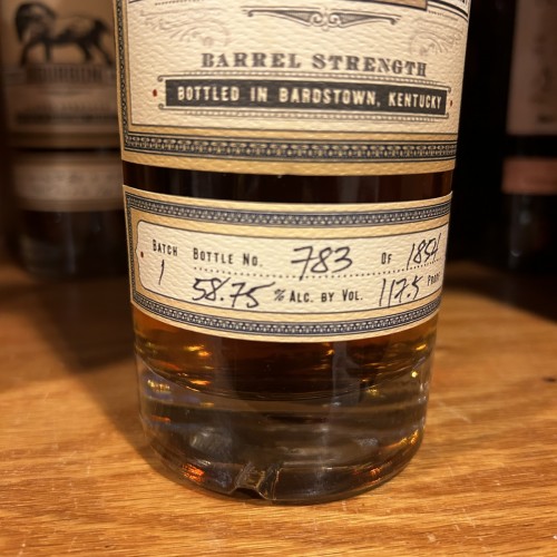 Old Carter - Barrel Strength Kentucky Straight Whiske ( BATCH 1)