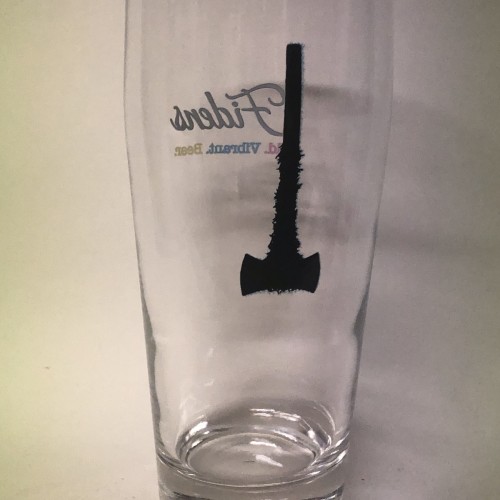 FIDENS BREWING AXE GLASS