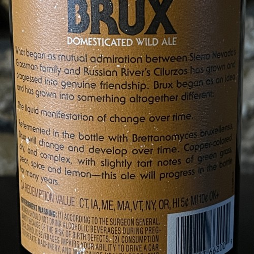 Russian River & Sierra Nevada Brux Domesticated Wild Ale (2012)