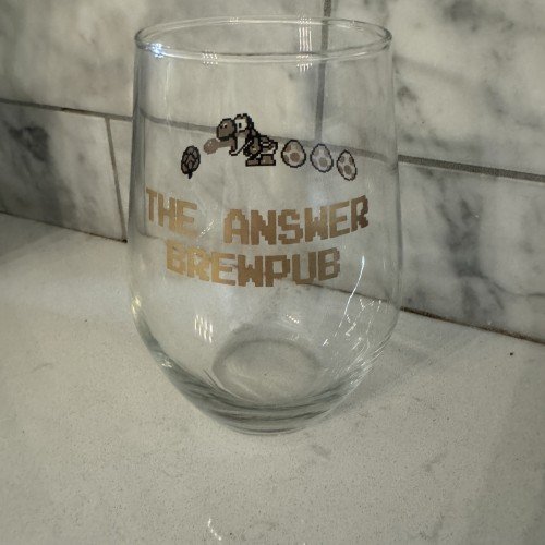 Gold Yoshi Glass - 10th Anniversary