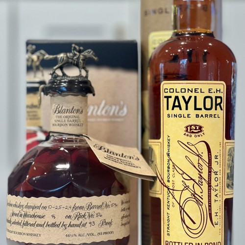 Blantons & EH Taylor Single Barrel(2 Bottles)