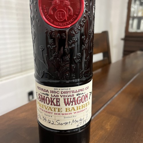 Smoke wagon private barrel 7 years bourbon