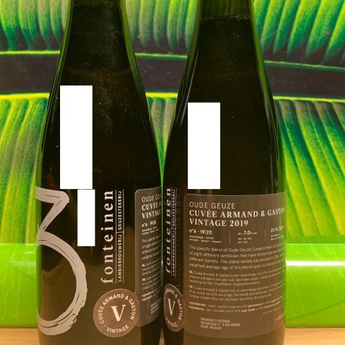 1 bottle (375ml) of  3 Fonteinen -  3F Oude Geuze Vintage 2019 - Cuvée Armand & Gaston