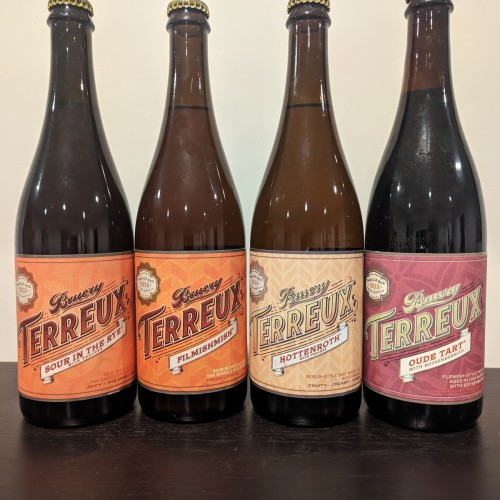 Bruery Terreux - 2015 Reserve Society 4 Bottle Lot - Sour in The Rye w/ Peach, Filmishmish, Oude Tart w/ Boysenberries, etc