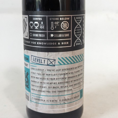 Bottle Logic 2018 Fundamental Observation Imperial Vanilla Stout 1 Bottle