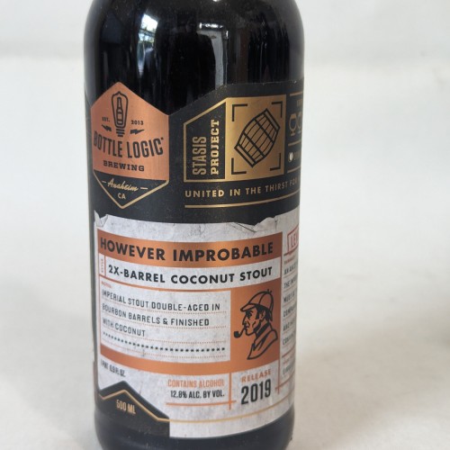 Bottle Logic However Improbable Coconut Stout 1 Bottle 2019