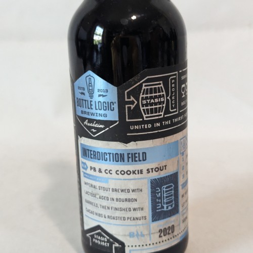 Bottle Logic 2020 Interdiction Field PB & CC Cookie Stout 1 Bottle