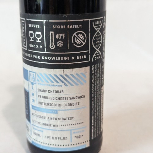 Bottle Logic 2020 Interdiction Field PB & CC Cookie Stout 1 Bottle