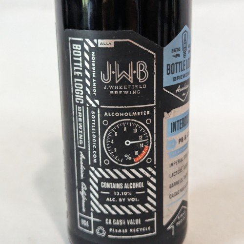 Bottle Logic 2020 Interdiction Field PB & CC Cookie Stout 1 Bottle