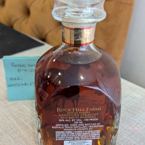 Rock Hill Farms Single Barrel Kentucky Straight Bourbon