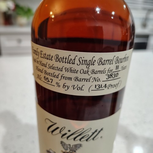 Willett Purple Top 11yr Single Barrell Family Estate