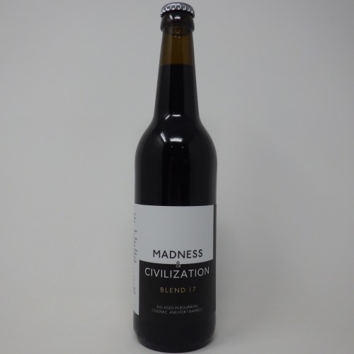 Hill Farmstead Brewery Madness & Civilization 17 500ml Bottle Bourbon Barrel-Aged Stout