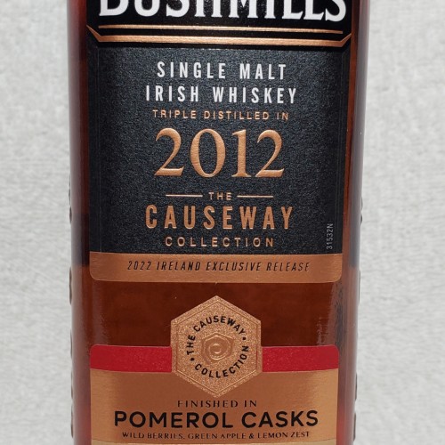 Bushmills 2012 causeway collection pomerol casks