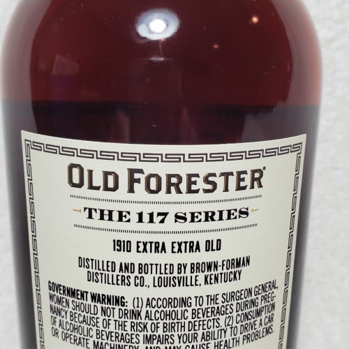 Old Forester 117 Series 1910 extra extra old