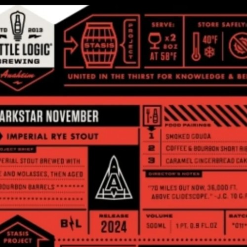 Bottle Logic - Darkstar November 2024 (1 bottle)