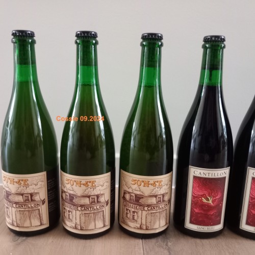 9 bottles CANTILLON - 50N4E, Sang Bleu & Vigneronne