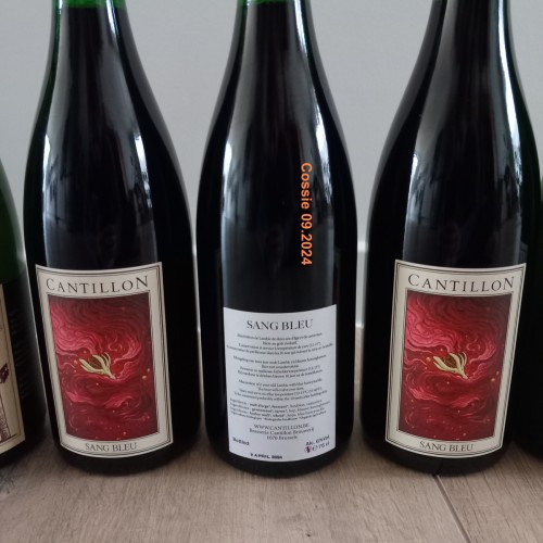 9 bottles CANTILLON - 50N4E, Sang Bleu & Vigneronne